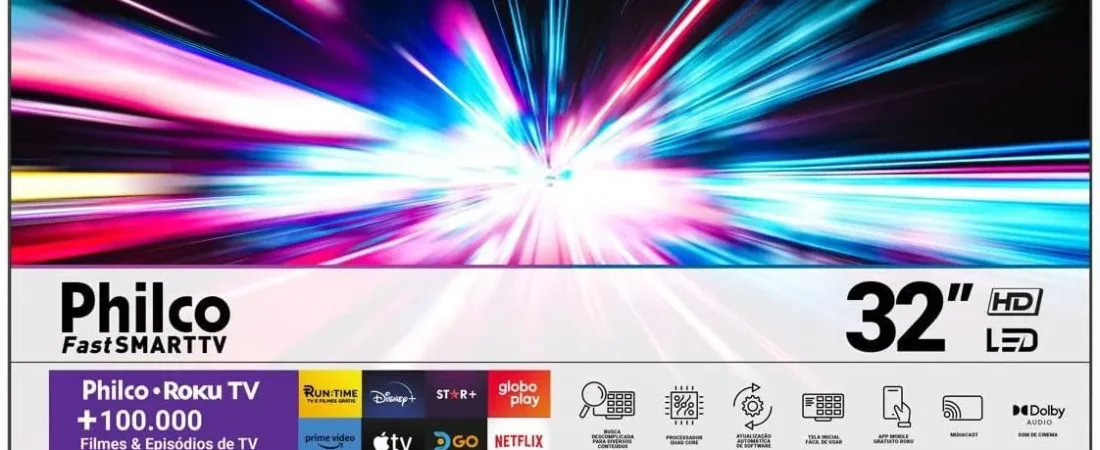 Smart TV 32 Philco PTV32K34RKGB Roku TV LED Dolby Audio: Tudo o Que Você Precisa Saber Antes de Comprar
