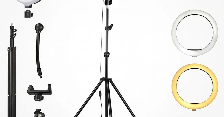 Kit Ring Light 10 Polegadas com Tripé Ajustável 2,1m e Suporte Celular: O Que Você Precisa Saber Antes de Comprar