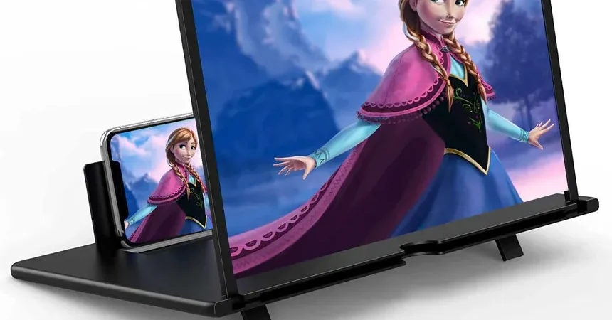 Suporte de Telefone Dobrável com Amplificador de Tela: A Solução que Transforma Qualquer Smartphone em uma Experiência Cinematográfica