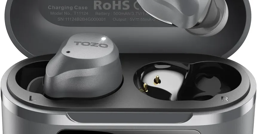 TOZO NC9: O Fone com Cancelamento de Ruído Ativo Que Está Dominando as Vendas na Amazon