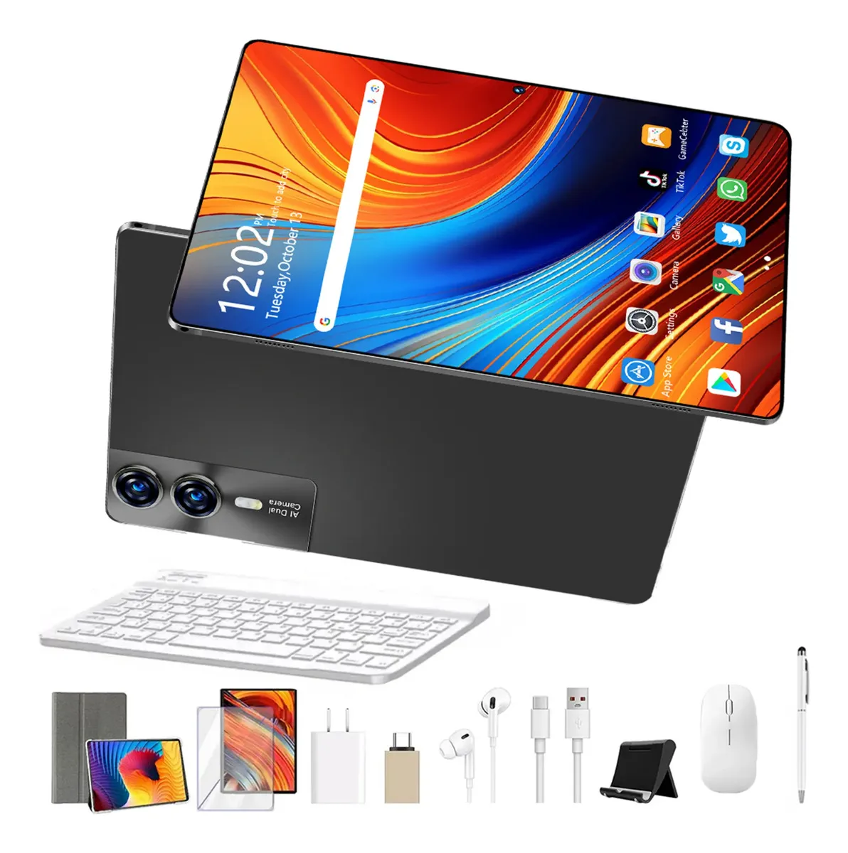 Tablet Android 15 Tab Kit Completo S12 Ram 12 Gb 512 Gb: O Companheiro Definitivo para Estudos, Trabalho e Entretenimento