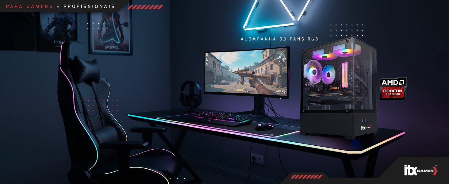 PC Gamer ITX Arena com Ryzen 5 5600GT: Vale a Pena em 2025?